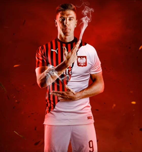 Krzysztof Piątek cieszynka