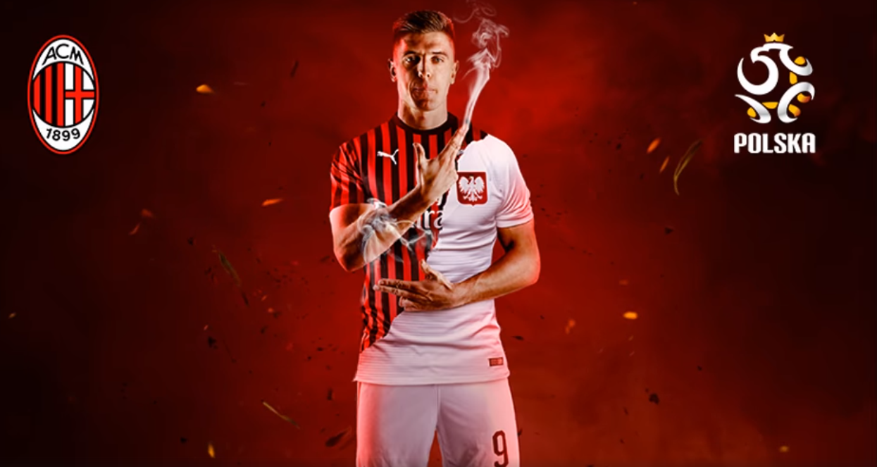 Krzysztof Piątek cieszynka